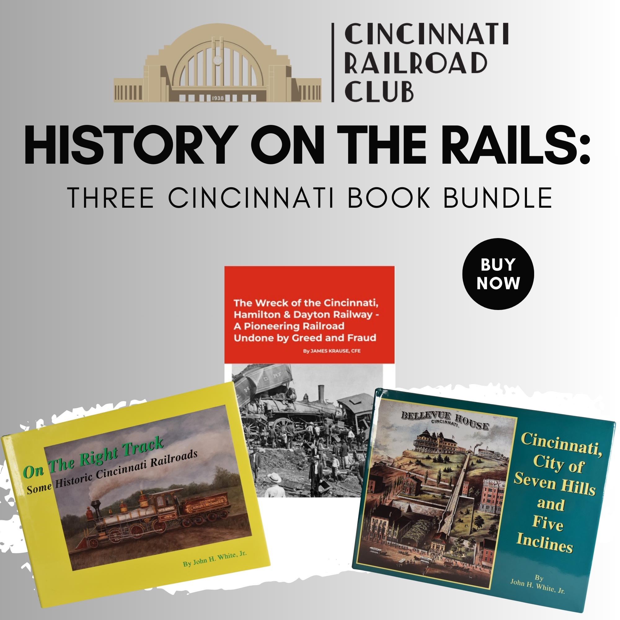 History on the Rails: Three Cincinnati Book Bundle